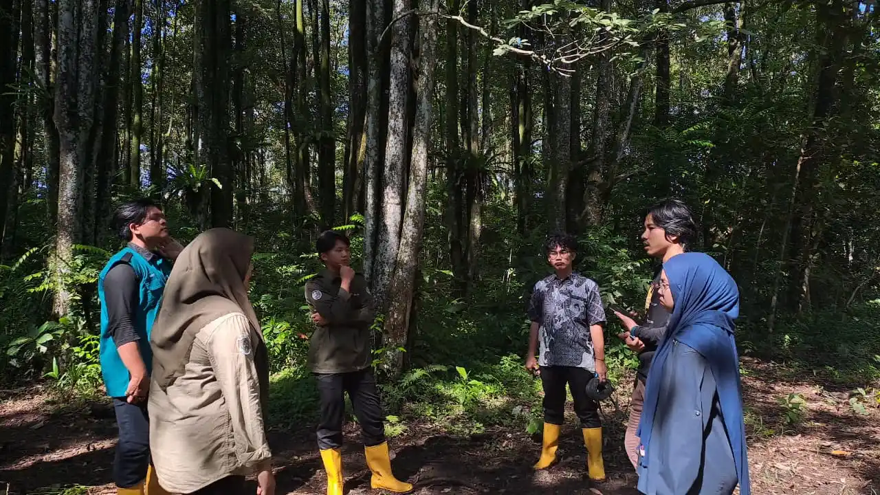 RAWANTARA Medan Surveys the USU Arboretum Trekking Route, Ensuring a Safe Route for Nature Education Activities